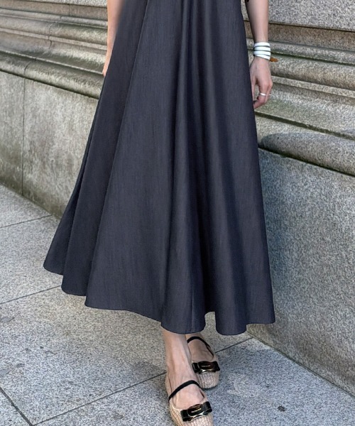 JENNE(ジェンヌ)の「リボンサマーワンピース(ワンピース・レディース・ブラック/ネイビー・LARGE/MEDIUM/SMALL)」の17枚目の写真
