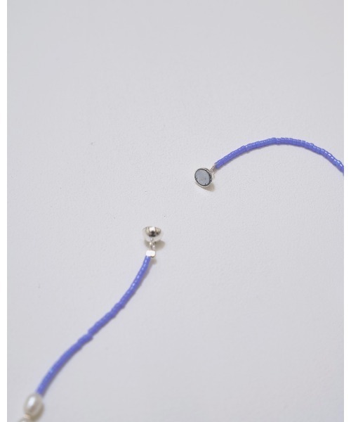 TODAYFUL（トゥデイフル）の「Asymmetry Mix Choker（チョーカー・レディース・サックスブルー/ブラック・FREE）」の7枚目の写真