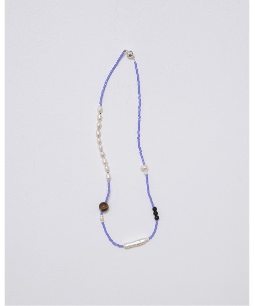 TODAYFUL（トゥデイフル）の「Asymmetry Mix Choker（チョーカー・レディース・サックスブルー/ブラック・FREE）」の10枚目の写真