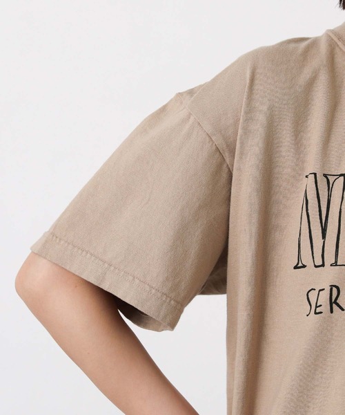 GOOD ROCK SPEED（グッドロックスピード）の「ＮＩＲＶＡＮＡ手描きT（Tシャツ/カットソー・レディース・ライトベージュ・FREE）」の16枚目の写真