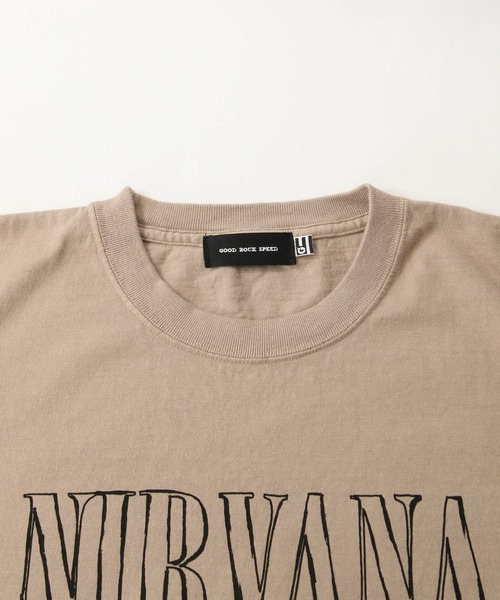 GOOD ROCK SPEED（グッドロックスピード）の「ＮＩＲＶＡＮＡ手描きT（Tシャツ/カットソー・レディース・ライトベージュ・FREE）」の17枚目の写真