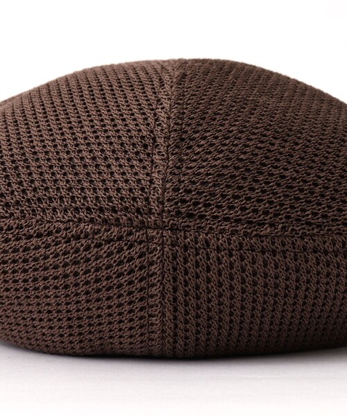 Nine Tailor(ナインテイラー)の「【Nine Tailor/ナインテーラー】Gardenia Beret N-1640(ハンチング/ベレー帽・メンズ・ブラック/ブラウン・FREE)」の4枚目の写真