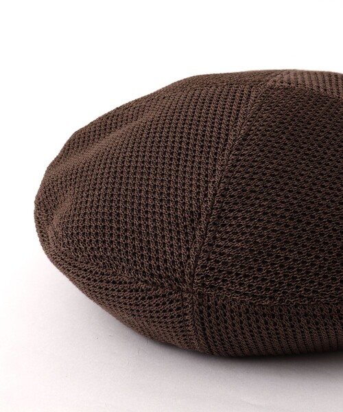 Nine Tailor(ナインテイラー)の「【Nine Tailor/ナインテーラー】Gardenia Beret N-1640(ハンチング/ベレー帽・メンズ・ブラック/ブラウン・FREE)」の5枚目の写真