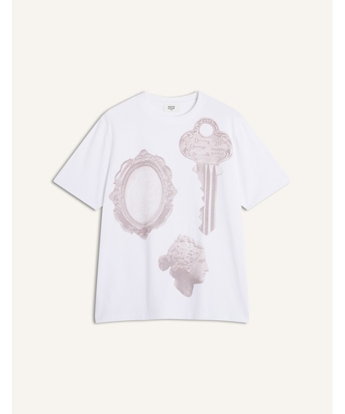 Maison Kitsune(メゾンキツネ)の「PARISIAN OBJECTS COMFORT TEE-SHIRT(Tシャツ/カットソー・メンズ・ホワイト・L/M/S/XS/XL)」の6枚目の写真