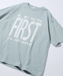 Firsthand（ファーストハンド）の「Firsthand/ファーストハンド 6オンス フロントロゴプリント クルーネックTシャツ / プリントTシャツ PRINT BIG FIRST（Tシャツ/カットソー）」