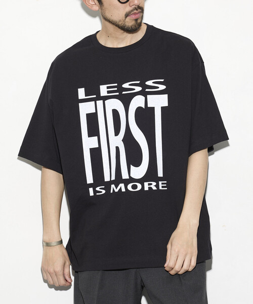Firsthand（ファーストハンド）の「Firsthand/ファーストハンド 6オンス フロントロゴプリント クルーネックTシャツ / プリントTシャツ PRINT BIG FIRST（Tシャツ/カットソー・メンズ・ブルーグレー/ブラック/グレー/チャコールグレー/ホワイト・LARGE/MEDIUM）」の3枚目の写真