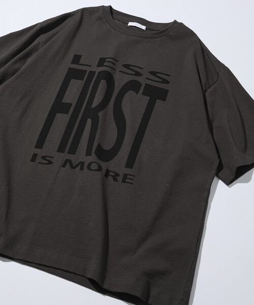 Firsthand（ファーストハンド）の「Firsthand/ファーストハンド 6オンス フロントロゴプリント クルーネックTシャツ / プリントTシャツ PRINT BIG FIRST（Tシャツ/カットソー・メンズ・ブルーグレー/ブラック/グレー/チャコールグレー/ホワイト・LARGE/MEDIUM）」の8枚目の写真
