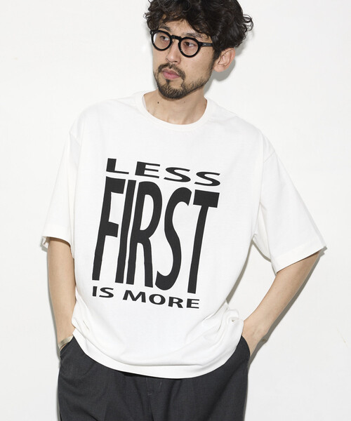 Firsthand（ファーストハンド）の「Firsthand/ファーストハンド 6オンス フロントロゴプリント クルーネックTシャツ / プリントTシャツ PRINT BIG FIRST（Tシャツ/カットソー・メンズ・ブルーグレー/ブラック/グレー/チャコールグレー/ホワイト・LARGE/MEDIUM）」の14枚目の写真