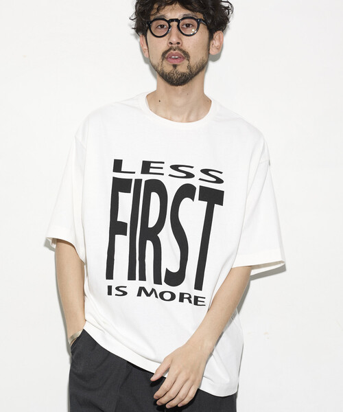 Firsthand（ファーストハンド）の「Firsthand/ファーストハンド 6オンス フロントロゴプリント クルーネックTシャツ / プリントTシャツ PRINT BIG FIRST（Tシャツ/カットソー・メンズ・ブルーグレー/ブラック/グレー/チャコールグレー/ホワイト・LARGE/MEDIUM）」の15枚目の写真