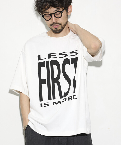 Firsthand（ファーストハンド）の「Firsthand/ファーストハンド 6オンス フロントロゴプリント クルーネックTシャツ / プリントTシャツ PRINT BIG FIRST（Tシャツ/カットソー・メンズ・ブルーグレー/ブラック/グレー/チャコールグレー/ホワイト・LARGE/MEDIUM）」の16枚目の写真