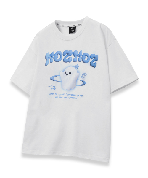 MOZMOZ(モズモズ)の「ジェリーブ オーバーサイズ 半袖Tシャツ ホワイト(Tシャツ/カットソー・レディース・その他・1/2/3)」の2枚目の写真