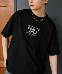PEACH JOHN | PEACH JOHN × PUBLUX/ピーチ・ジョン フロント ロゴ 刺繍 Tシャツ 限定展開(Tシャツ/カットソー)