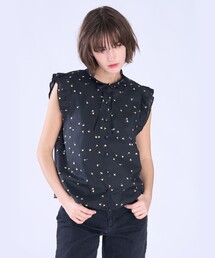 ぷさん専用 agnis b. ブラック ノースリーブトップス トップス/シャツ｜ウェア｜FEMME ウィメンズ｜agnès b.｜アニエスベー