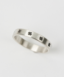 GRAYNOISE（グレイノイズ）の「Clover simple rail ring BK (925 silver)（リング）」