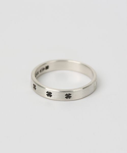 GRAYNOISE(グレイノイズ)の「Clover simple rail ring BK (925 silver)(リング・メンズ・その他・10/11/12/13/14/15 /16/17/18/19/20/21/22/6/7/8/9)」の3枚目の写真