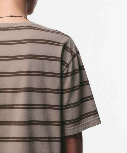 MUSINSA STANDARD（ムシンサスタンダード）の「プロストダイドダブルストライプTシャツ[トープ]（Tシャツ/カットソー・メンズ・その他・2XL/SMALL/MEDIUM/LARGE/X-LARGE/3XL）」の5枚目の写真