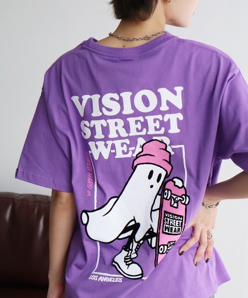 VISION STREET WEAR(ヴィジョンストリートウェア)の「【VISION STREET WEAR/ヴィジョンストリートウェア】アソート アートワークデザイン 半袖Tシャツ(Tシャツ/カットソー・メンズ・ホワイト系3/ブラック系2/ホワイト系1/ホワイト系2/ブラウン系1/ブラウン系2/ブラック系3/パープル系1/ブラック系1・FREE/M/L/LL)」の19枚目の写真