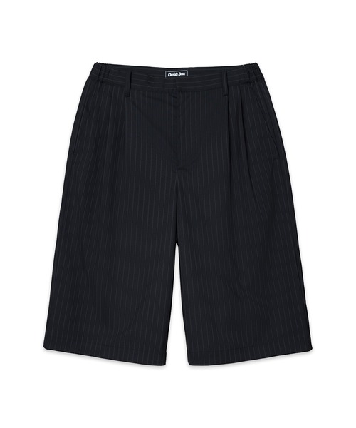 Chocolate Jesus (チョコレートジーザス )の「CJ 2 TUCK WIDE SHORTS(スラックス・メンズ・ネイビー/ブラック系その他/グレー・MEDIUM/LARGE/X-LARGE)」の2枚目の写真