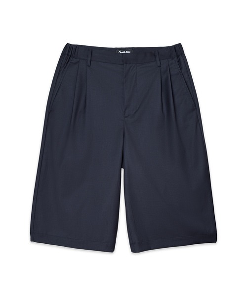 Chocolate Jesus (チョコレートジーザス )の「CJ 2 TUCK WIDE SHORTS(スラックス・メンズ・ネイビー/ブラック系その他/グレー・MEDIUM/LARGE/X-LARGE)」の1枚目の写真