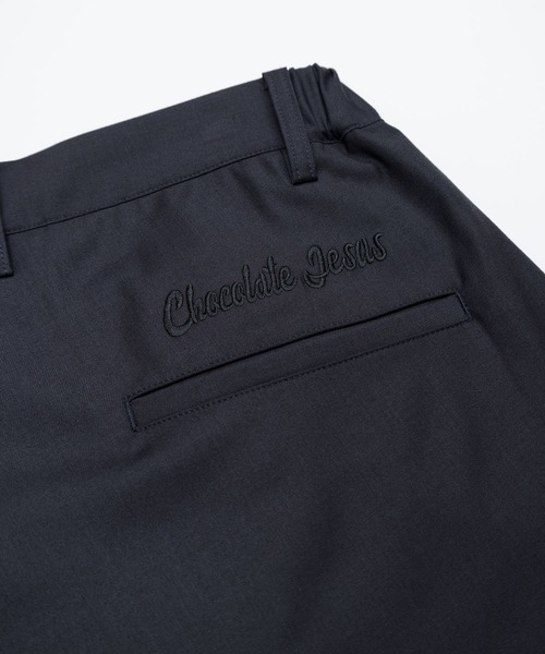 Chocolate Jesus (チョコレートジーザス )の「CJ 2 TUCK WIDE SHORTS(スラックス・メンズ・ネイビー/ブラック系その他/グレー・MEDIUM/LARGE/X-LARGE)」の9枚目の写真