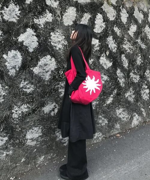 FREEMARIO（フリーマリオ）の「バンスタンプトートバッグ [レッド]（トートバッグ・レディース・レッド・FREE）」の14枚目の写真