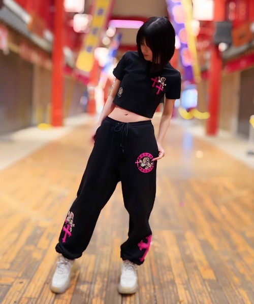 GALFY(ガルフィー)の「【別注】GA×GALFY-別注十字架わんわんスウェットパンツ(スウェットパンツ・メンズ・ホワイト/ブラック/ブラック系2・S/L/XL)」の20枚目の写真