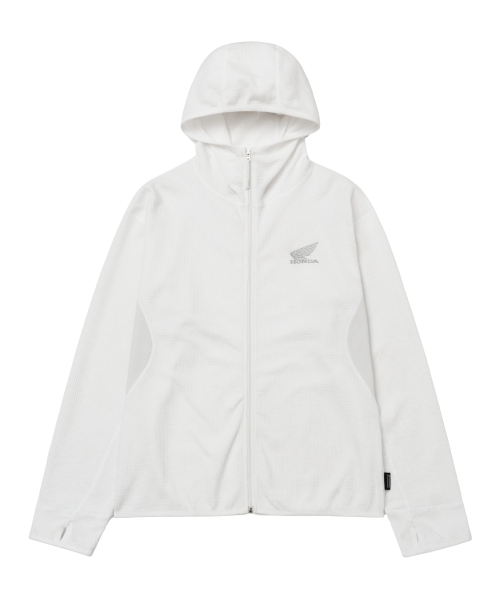 PHYPS MOTORCYCLE(フィップスモーターサイクル)の「H-Tech Light Weight Waffle Hoodie Zip-Up Light Gray(パーカー・レディース・その他・SMALL/MEDIUM/LARGE/X-LARGE)」の2枚目の写真