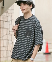 HECT(�w�N�g)�́yHECT�zOne Point Logo Drawstring S/S Pocket Tee / �����|�C���g���S�h�J �h���X�g �����|�P�b�gT�V���c���z��������(T�V���c/�J�b�g�\�[)