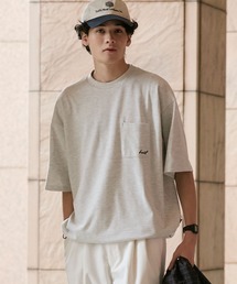 HECT（ヘクト）の「【HECT】One Point Logo Drawstring S/S Pocket Tee / ワンポイントロゴ刺繍 ドロスト 半袖ポケットTシャツ＜吸水速乾＞（Tシャツ/カットソー）」