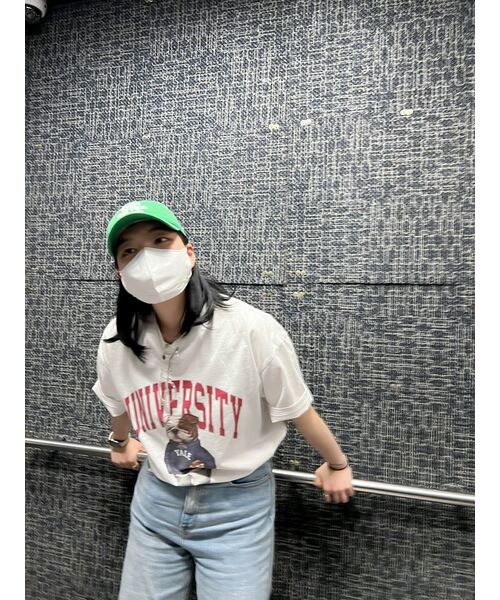 YALE(イェール)の「ユニバーシティダン半袖Tシャツホワイト/レッド(Tシャツ/カットソー・レディース・その他・WS/X-LARGE/LARGE/MEDIUM/SMALL)」の15枚目の写真