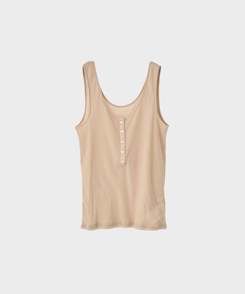 CITY TOKYO（シティトウキョウ）の「【CITY TOKYO/シティートウキョウ】Layered Tank Tops/レイヤードタンクトップ（タンクトップ・レディース・ブルー/キャメル/ライトグリーン/ブラック・FREE）」の7枚目の写真