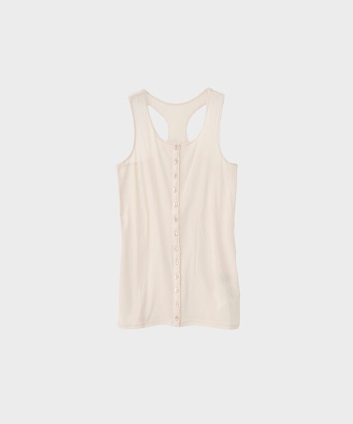 CITY TOKYO（シティトウキョウ）の「【CITY TOKYO/シティートウキョウ】Layered Tank Tops/レイヤードタンクトップ（タンクトップ・レディース・ブルー/キャメル/ライトグリーン/ブラック・FREE）」の8枚目の写真