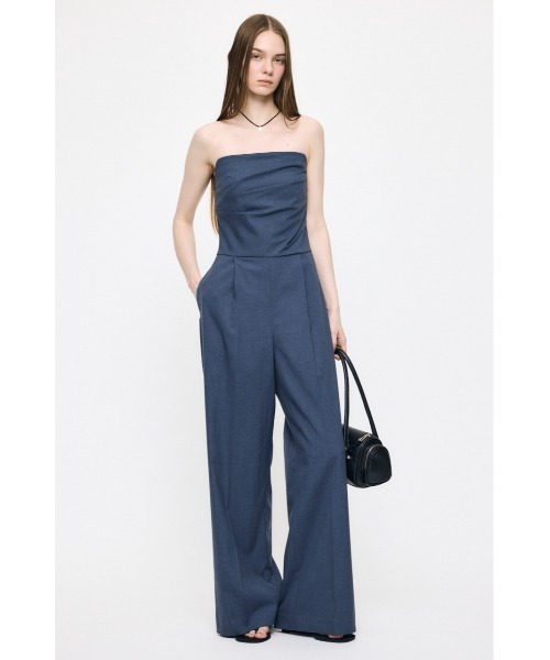 TUCKED WAIST BARE オールインワン　新品未使用タグ付き TUCKED WAIST BARE オールインワン（つなぎ/オールインワン）｜MOUSSY