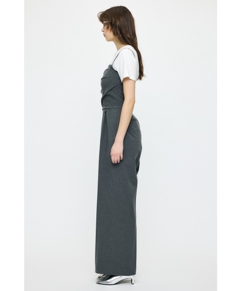 MOUSSY(マウジー)の「TUCKED WAIST BARE オールインワン(つなぎ/オールインワン・レディース・ブルー/グレー系その他/ブラック・2/1)」の13枚目の写真