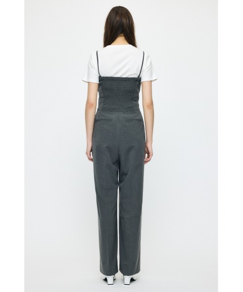 MOUSSY(マウジー)の「TUCKED WAIST BARE オールインワン(つなぎ/オールインワン・レディース・ブルー/グレー系その他/ブラック・2/1)」の14枚目の写真