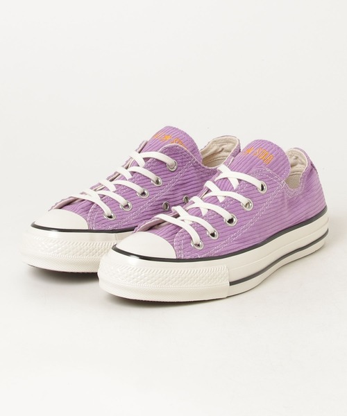 PUBLUX（パブリュクス）の「CONVERSE/コンバース ALL STAR AGED WASHED CORDUROY OX/オールスター エイジド ウォッシュド コーデュロイ  スニーカー[23.0~25.0cm]（スニーカー・レディース・パープル/ターコイズブルー・25.0cm/24.0cm/23.0cm）」の9枚目の写真