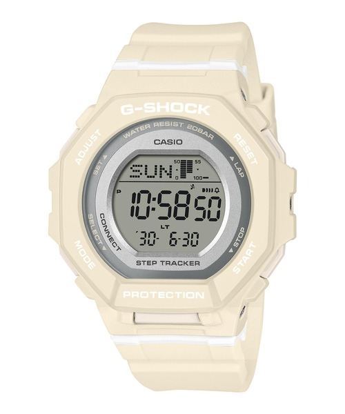 G-SHOCK(ジーショック)の「ステップトラッカー / GMD-B300-7JF(デジタル腕時計・レディース・ホワイト・FREE)」の1枚目の写真
