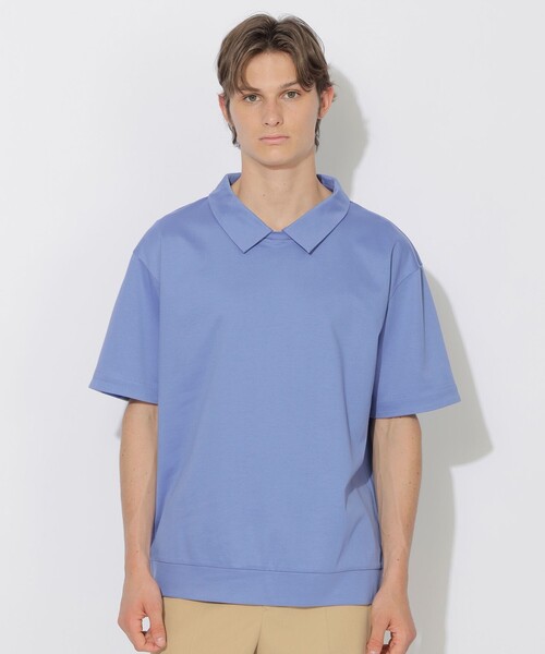 CB CRESTBRIDGE(シービークレストブリッジ)の「【Quiet checkシリーズ】ポロTシャツ(Tシャツ/カットソー・レディース・ブラック/レッド/ブルー系その他2・2/1)」の2枚目の写真