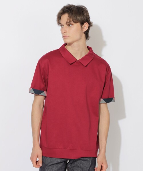 CB CRESTBRIDGE(シービークレストブリッジ)の「【Quiet checkシリーズ】ポロTシャツ(Tシャツ/カットソー・レディース・ブラック/レッド/ブルー系その他2・2/1)」の17枚目の写真