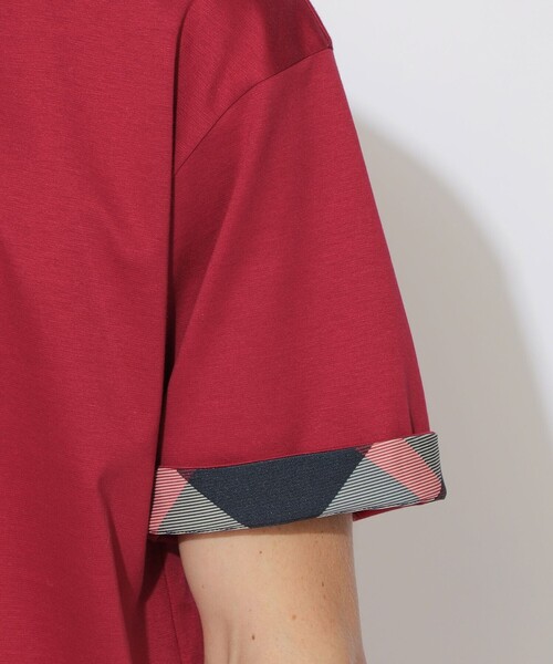 CB CRESTBRIDGE(シービークレストブリッジ)の「【Quiet checkシリーズ】ポロTシャツ(Tシャツ/カットソー・レディース・ブラック/レッド/ブルー系その他2・2/1)」の12枚目の写真