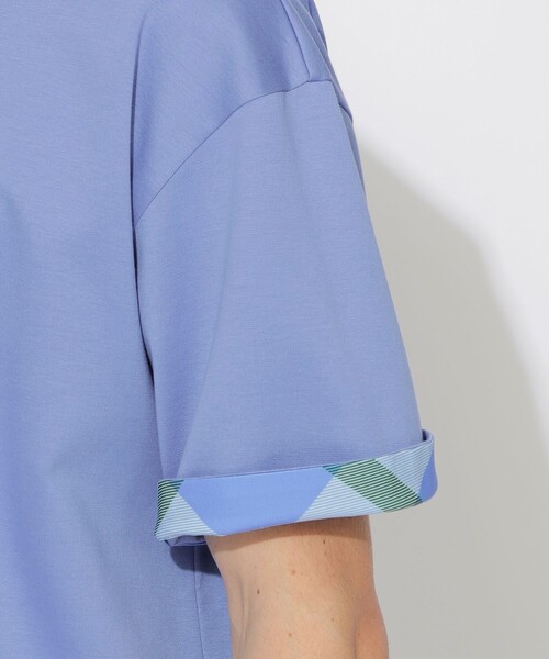 CB CRESTBRIDGE(シービークレストブリッジ)の「【Quiet checkシリーズ】ポロTシャツ(Tシャツ/カットソー・レディース・ブラック/レッド/ブルー系その他2・2/1)」の5枚目の写真