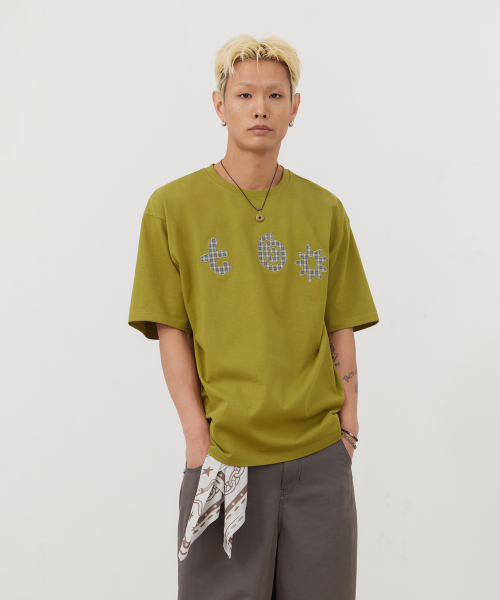 TONY LAWRENCE(トニーローレンス)の「アプリケ刺繍半袖Tシャツライトグリーン(Tシャツ/カットソー・メンズ・その他・1/2)」の4枚目の写真