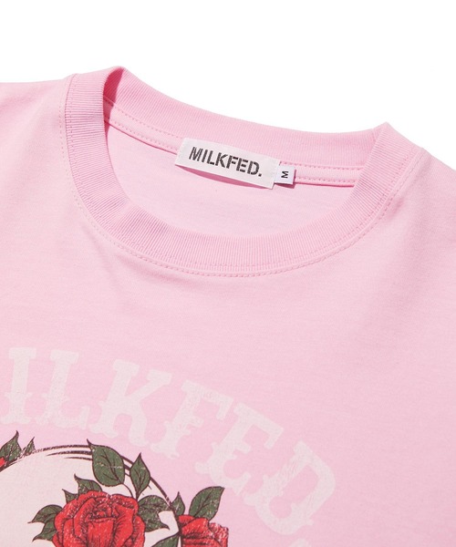 MILKFED.(ミルクフェド)の「SKULL S/S TEE(Tシャツ/カットソー・レディース・ピンク/オフホワイト/ブラック・L/M)」の18枚目の写真
