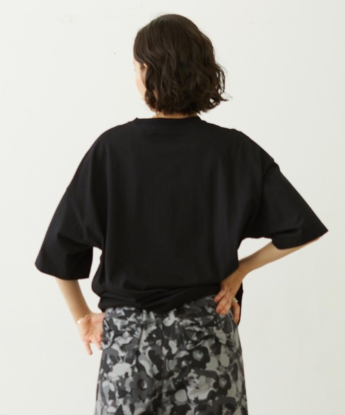 MILKFED.(ミルクフェド)の「SKULL S/S TEE(Tシャツ/カットソー・レディース・ピンク/オフホワイト/ブラック・L/M)」の8枚目の写真