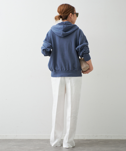 Johnbull（ジョンブル）の「【JOHNBULL/ジョンブル】SWEAT PARKA（パーカー・レディース・ブルー/ベージュ・38）」の14枚目の写真