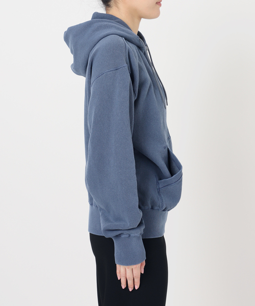 Johnbull（ジョンブル）の「【JOHNBULL/ジョンブル】SWEAT PARKA（パーカー・レディース・ブルー/ベージュ・38）」の18枚目の写真