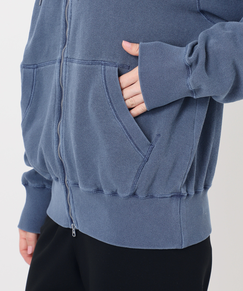 Johnbull（ジョンブル）の「【JOHNBULL/ジョンブル】SWEAT PARKA（パーカー・レディース・ブルー/ベージュ・38）」の21枚目の写真