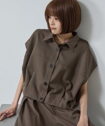 goocy（グーシー）の「【セットアップ対応】クレープデシンコクーンシャツ（シャツ/ブラウス）」