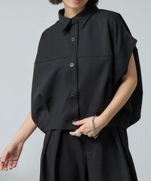 goocy（グーシー）の「【セットアップ対応】クレープデシンコクーンシャツ（シャツ/ブラウス）」