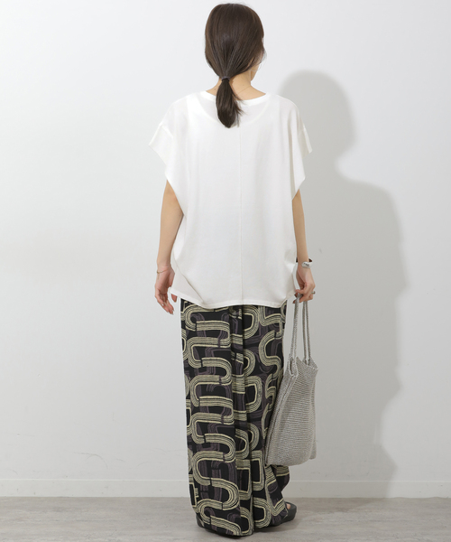 JOURNAL STANDARD relume(ジャーナルスタンダード レリューム)の「エンボスロゴフレンチスリーブTシャツ(Tシャツ/カットソー・レディース・チャコールグレー/ホワイト・FREE)」の14枚目の写真